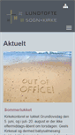 Mobile Screenshot of lundtofte-kirke.dk